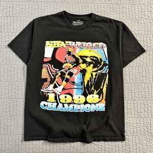Supply & Demand T Shirt Men Large Black 1996 NBA World Champions Michael Jordan‎